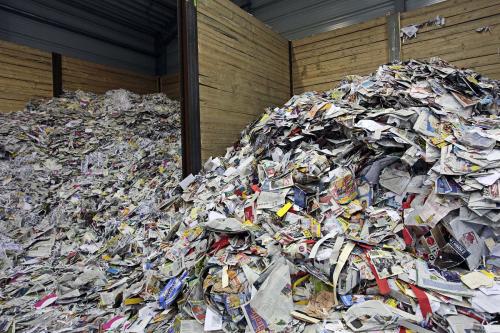 回收1吨废纸,可以保护16棵树,回收54.5吨废纸可以保护多少棵树